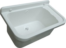 Évier 50Cm Lavabo Bac À Laver Inclus. Garniture D'Écoulement
