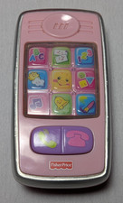 Fisher-Price Laugh & Learn Smilin Smart Phone Pink Tested Works