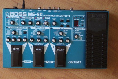 Pédalier multi effet boss - pédalier, multi-effet