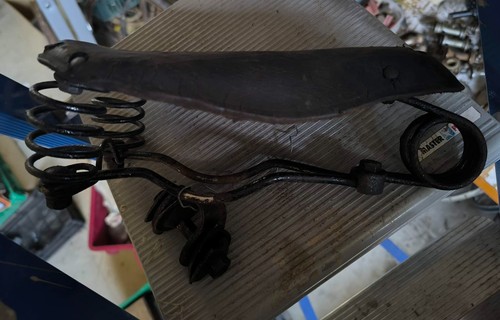 Selle cuir 3 ressort - *,