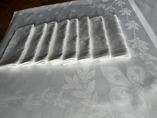 Nappe serviettes fleurs - nappe, 8