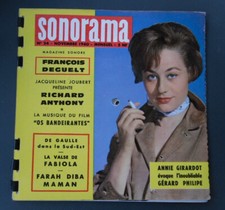 SONORAMA N° 24 en 1960 ANNIE GIRARDOT François DEGUELT Farah DIBA ANTHONY