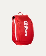 Wilson Sac De Racket Unisexe Super Tour - Couleur : Rouge/Blanc
