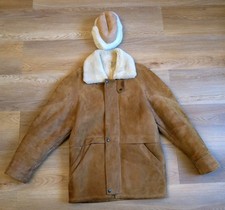 veste hiver agneau double face