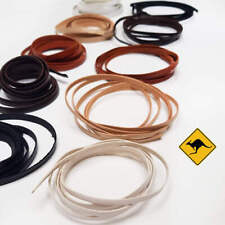 Lacet en cuir de Kangourou pigmenté Plat - Largeur 3mm - 1 mètre - Tandy Leather