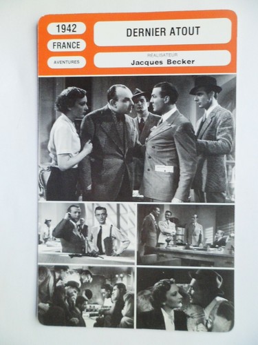 Carte fiche cinema 1942 - fiche,