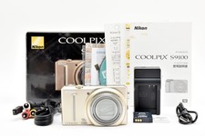[Mint] Nikon COOLPIX S9100 12.1MP Digital Camera Gold From JAPAN #C406