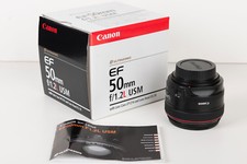 CANON EF 50MM 1.2L USM LENS in