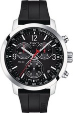 Montre Homme Tissot Prc 200 Chronographe Argent Noir T114.417.17.057.00 NEUVE...