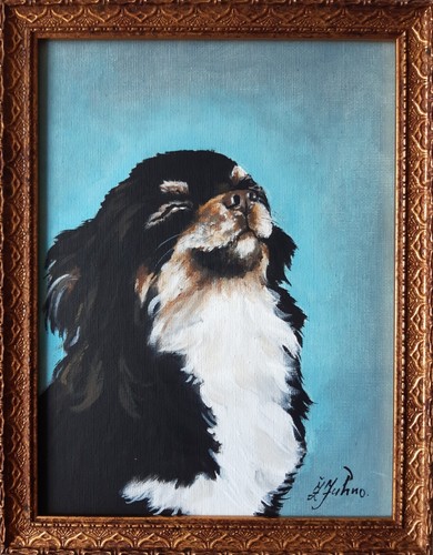 Peinture huile pour chien - pour,