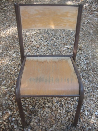 Chaise acier école écolier