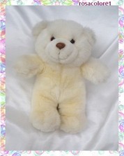 Doudou Peluche Ours Poil Écru