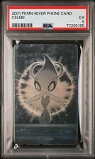 2001 Pokemon Center Hologram Phone Card Celebi Pokemon 4Ever PSA 5 Old Label