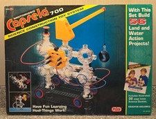 Capsela 700 Motorized Science Construction Land Water Set 80-9700 1993 Complete 