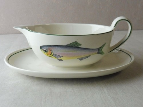 Saucière décor poisson