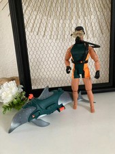 26 ⚜️ Jouet Action Man Figurine Plongeur Avec Dauphin Année 2002 Hasbro