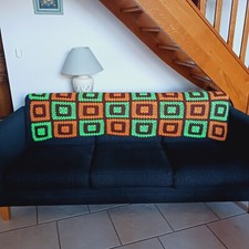 plaid dessus de canapé