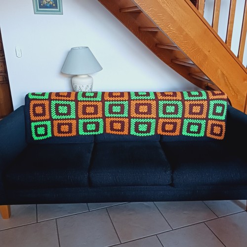 Plaid dessus canapé - dessus, de