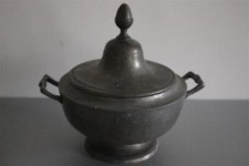 ancienne soupiere en etain