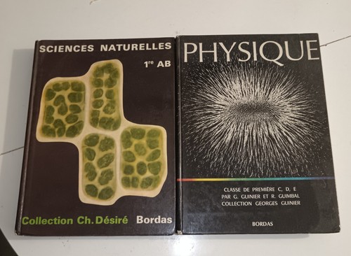 Lot anciens manuels - lot,