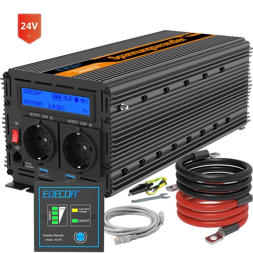 Edecoa convertisseur 24v 220v - convertisseur,