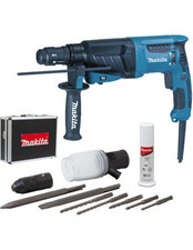 PERFORATEUR BURINEUR SDS+ 2,4J 800W+ACCESSOIRES MAKITA HR2630TX4