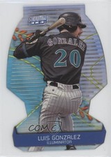 2000 Topps Stadium Club 3x3 Illuminator Luis Gonzalez #3x3/7B