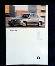 BMW 5 Series, E39, Brochure 2.1996, Models: 520i 523i 528i 535i 540i 525tds