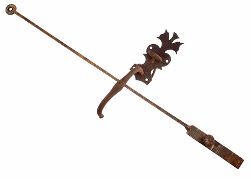 Ancienne clenche porte avec - clenche,
