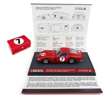 Miniature voiture auto 1:43 Brumm Ferrari 330 Gto 24H Mans 1962 Bandini Parkes