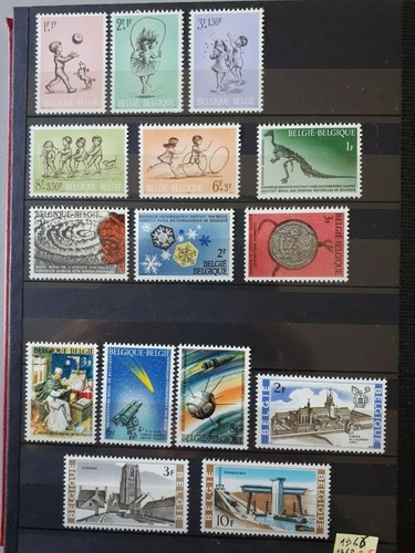 Timbres belgique 1966 - timbres, :