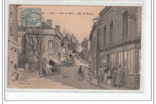 Lyre rue pavé bas du - rue,