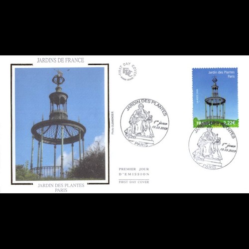 Fdc soie jardin des - -, plantes