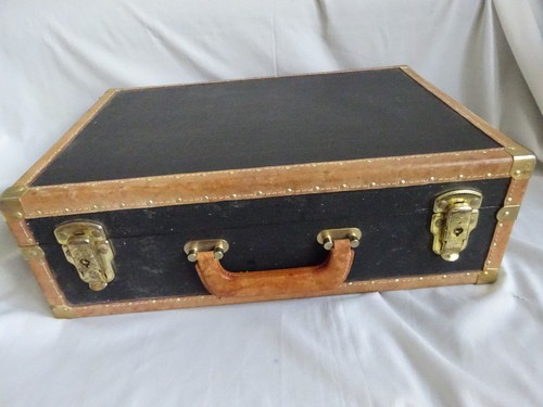 Valise ancienne noir - ,