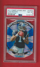 2011 Topps Football American Finest Atomic RKS Refractor Cam Newton PSA 8