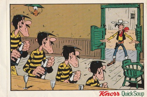 Autocollant lucky luke daltons - autocollant,
