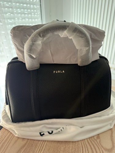 Furla sac main cuir noir - furla,