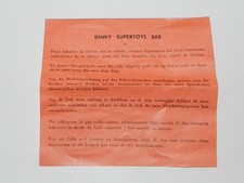 NOTICE  D'ORIGINE ORANGE