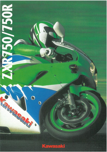 Brochure kawasaki zxr 750 - kawasaki, /