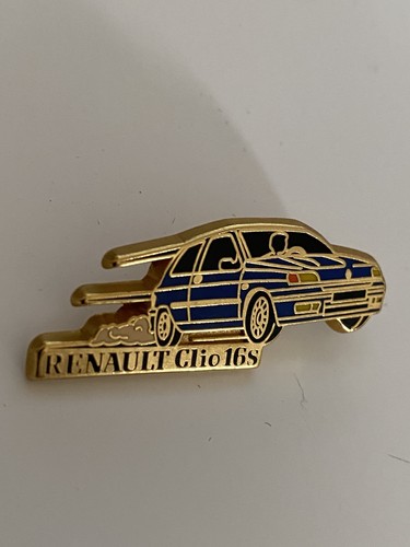Pin renault clio 16s bleue - renault,