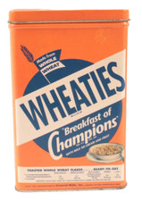 1995 Vintage Wheaties Breakfast of Champions Tin Cereal Collectible 1947 Design