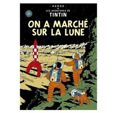 Carte postale album de Tintin: On a marché sur la Lune 30085 (10x15cm)