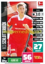 049 SCHLOTTERBECK # UNION BERLIN TOPPS GERMAN BUNDESLIGA 2020 2021 MATCH ATTAX