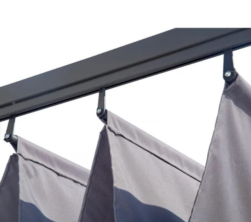 Roulette pergola adossée - pergola,
