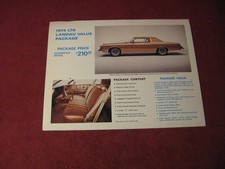 1974 Ford LTD Landau Sales Sheet Brochure Booklet Catalog Old Original