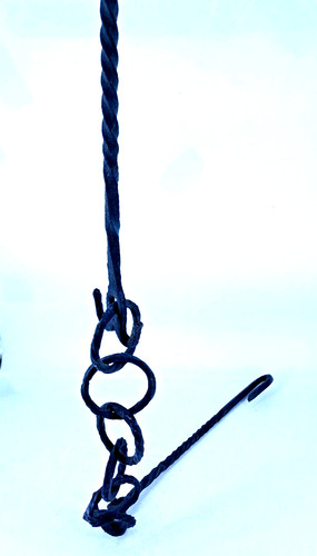Crémaillère fer forgé - crÉmaillÈre,