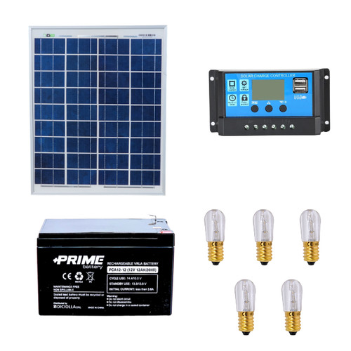 Kit votive panneau solaire 20w - kit,