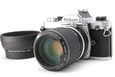 [Top MINT] Nikon FM 35mm SLR Film Camera Silver w/ Ai NIKKOR 43-86mm F/3.5 JAPAN