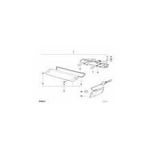 Original BMW Z1 Clignotant Gauche Panneau Latéral 63132297091