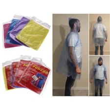 Manteau de Pluie Poncho Imperméable Vêtement Étanche Cape Tissu Homme Femme